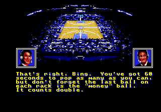 Jordan vs Bird Super One-On-One screenshot 5 for Sega Genesis